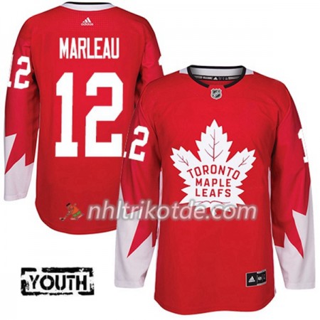 Toronto Maple Leafs Trikot Patrick Marleau 12 Adidas 2017-2018 Rot Alternate Authentic - Kinder